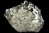 Gleaming Pyrite Crystal Cluster - Peru #94361-1